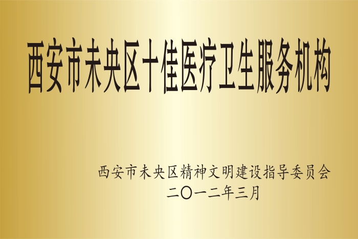 西安市未央区十佳医疗卫生服务机构