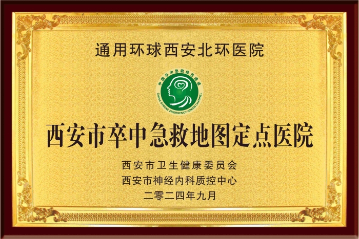 西安市卒中急救地图定点医院